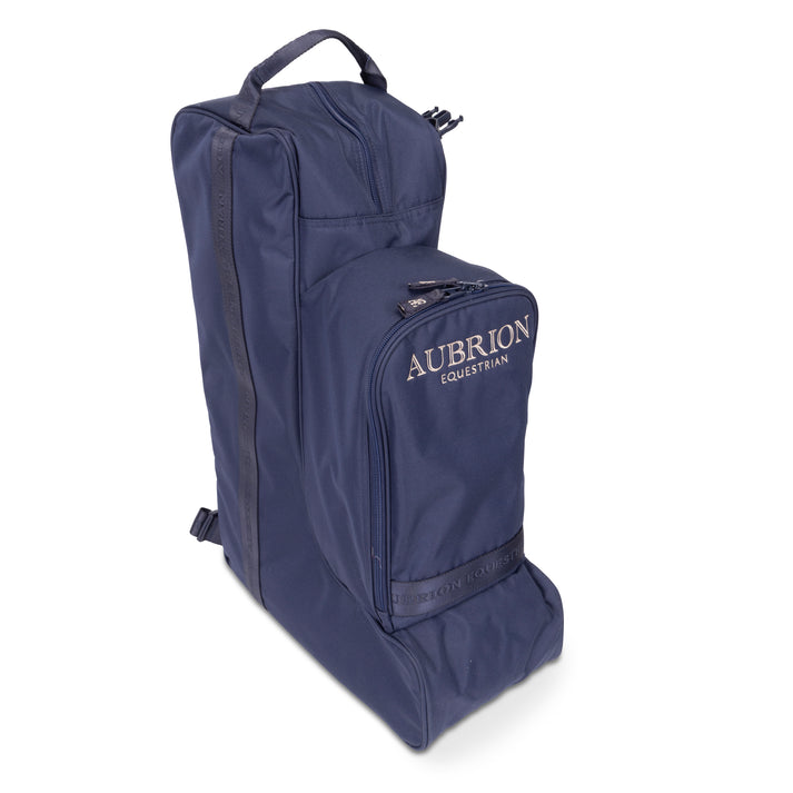 Aubrion Equestrian Hat, Whip And Boot Bag - Navy