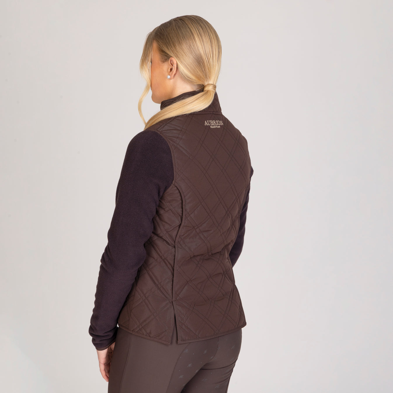 Aubrion Equestrian Hybrid Jacket - Espresso