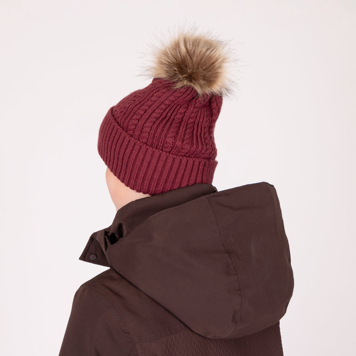 Aubrion Equestrian Winter Coat - Young Rider Espresso