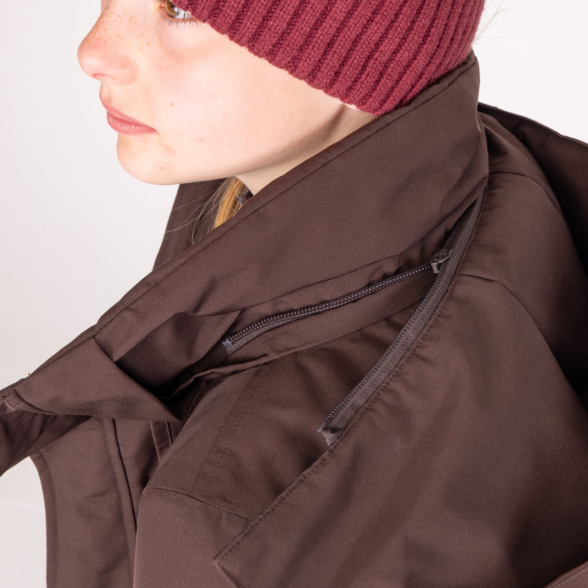Aubrion Equestrian Winter Coat - Young Rider Espresso