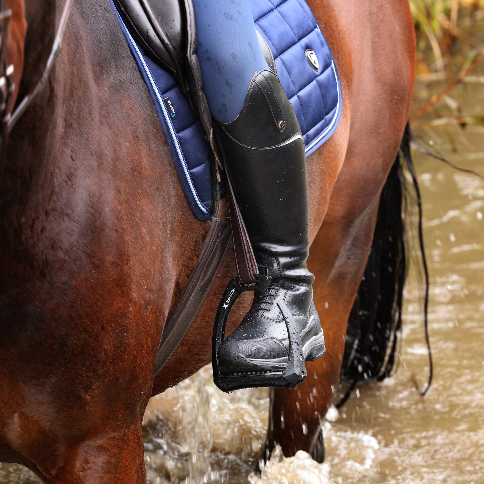 Moretta Azzurra XGRIP Long Riding Boots - Black