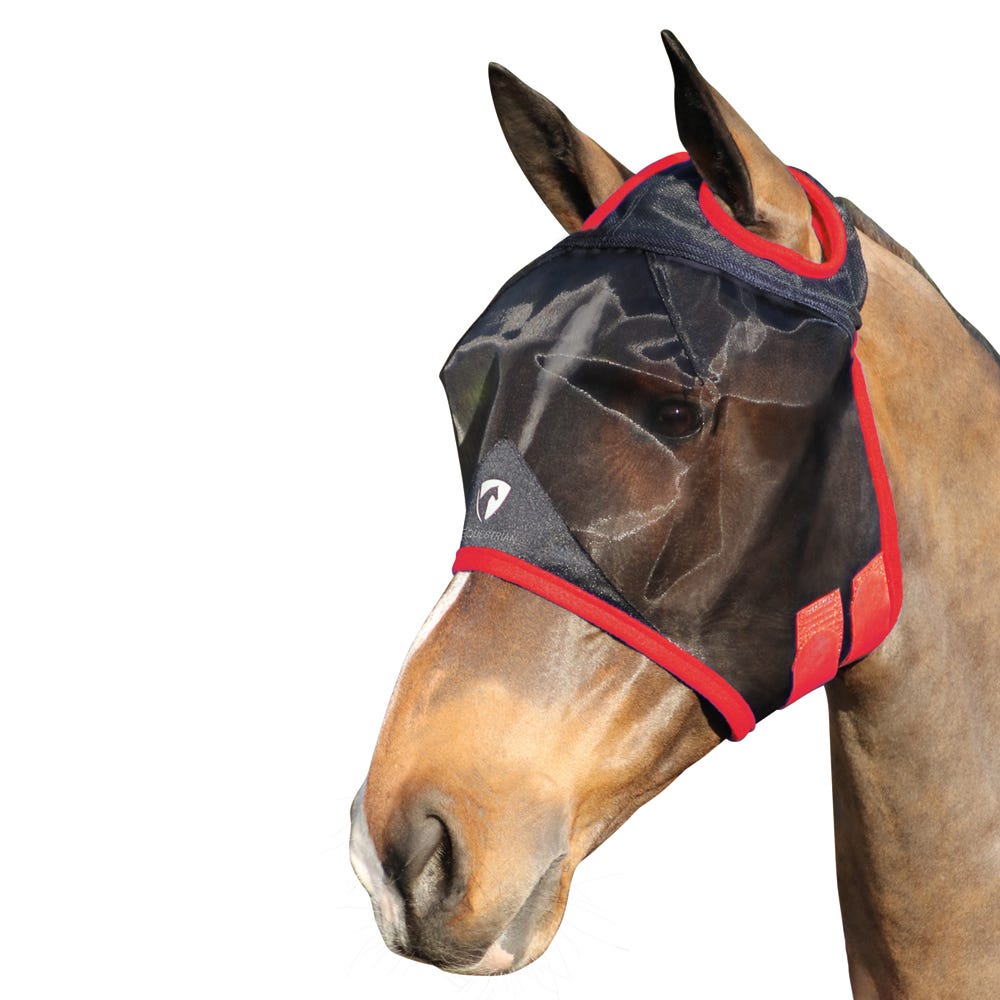 Hy Equestrian Mesh Half Mask without Ears
