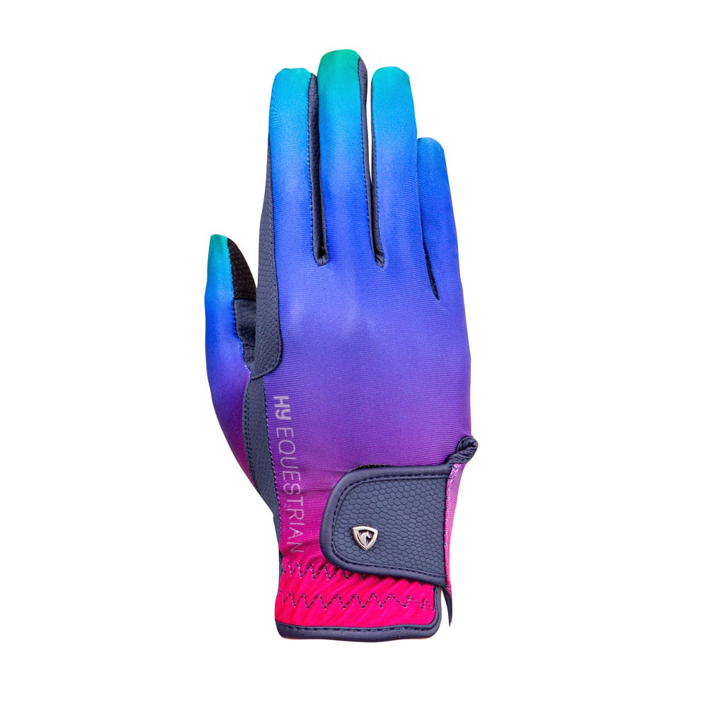 Hy Equestrian Ombre Riding Gloves