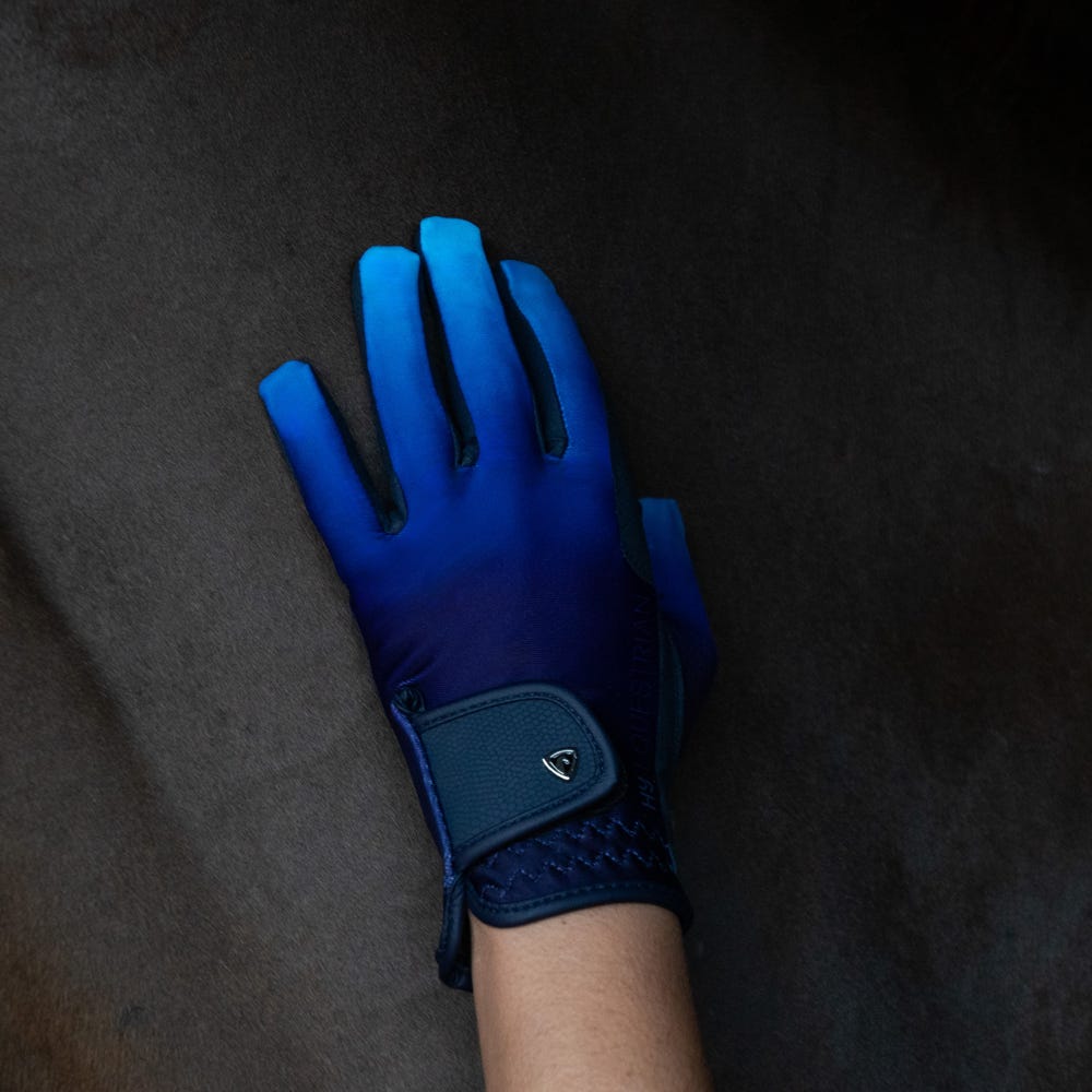 Hy Equestrian Ombre Riding Gloves