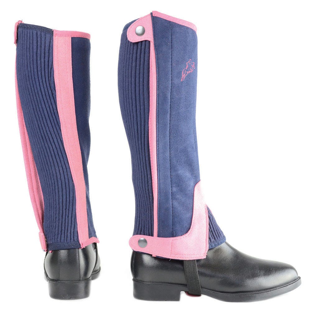 Hy Equestrian Children's Two Tone Amara Half Chaps