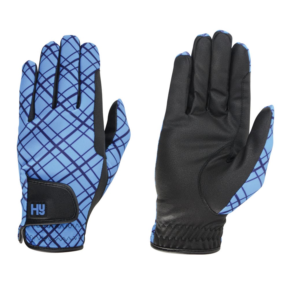 Hy Equestrian Lightweight Printed Riding Gloves
