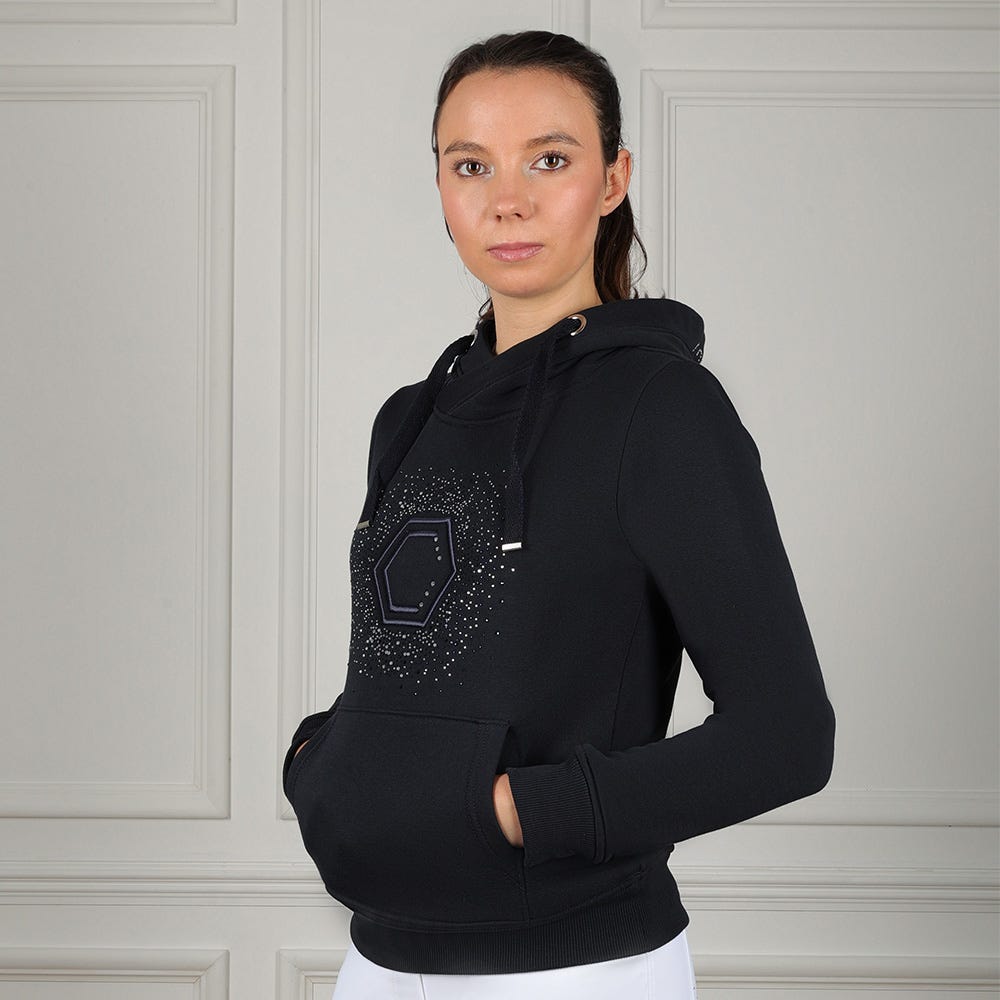 Coldstream Swanlaws Diamante Hoodie -Navy