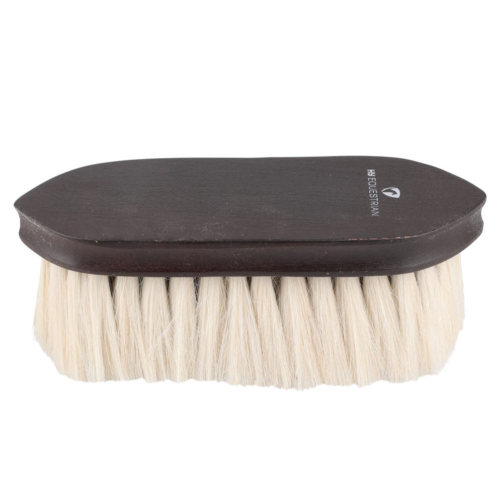 Hy Equestrian Deluxe Goat Hair Wooden Dandy Brush