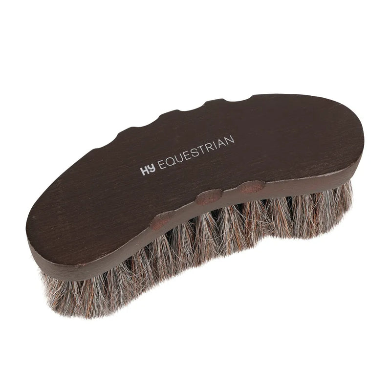 Hy Equestrian Deluxe Half Round Brush With Horse Ha