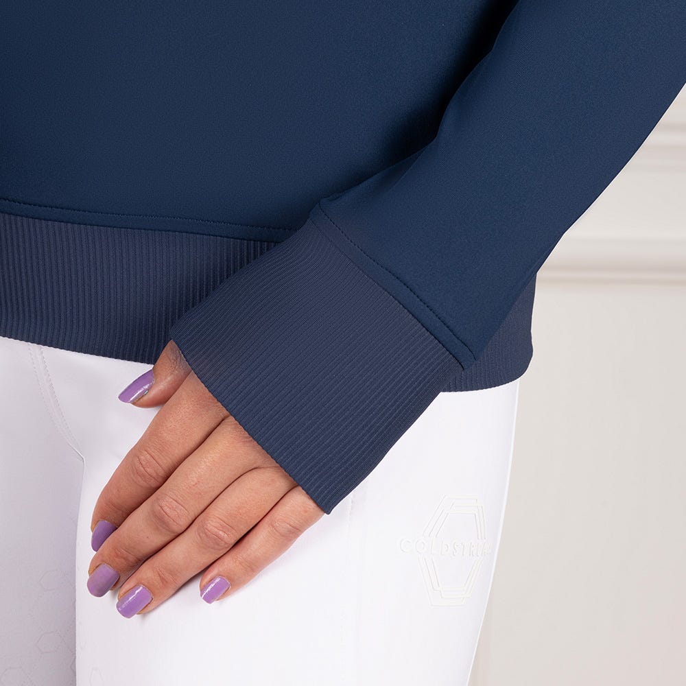 Coldstream Crailing Performance Sweater- Oxford Blue