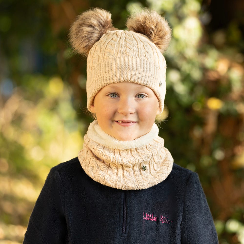 Hy Equestrian Morzine Children's Bobble Hat