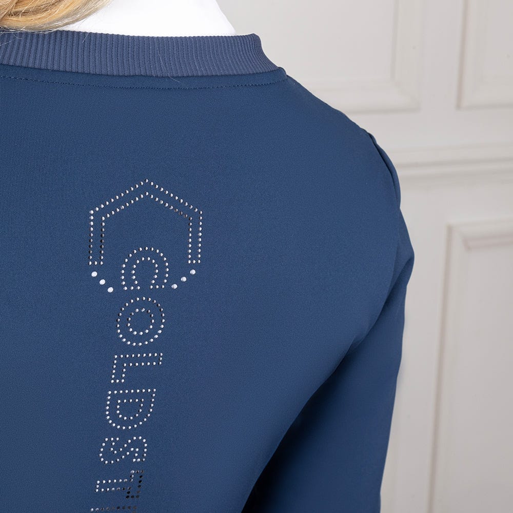 Coldstream Next Generation Crailing Performance Sweater - Oxford Blue