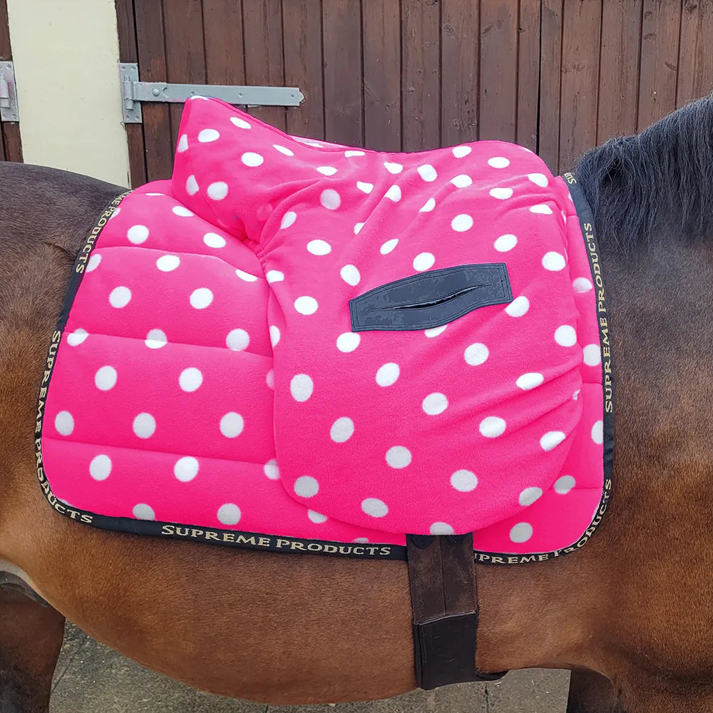 Supreme Products Dotty Fleece Saddle Pad