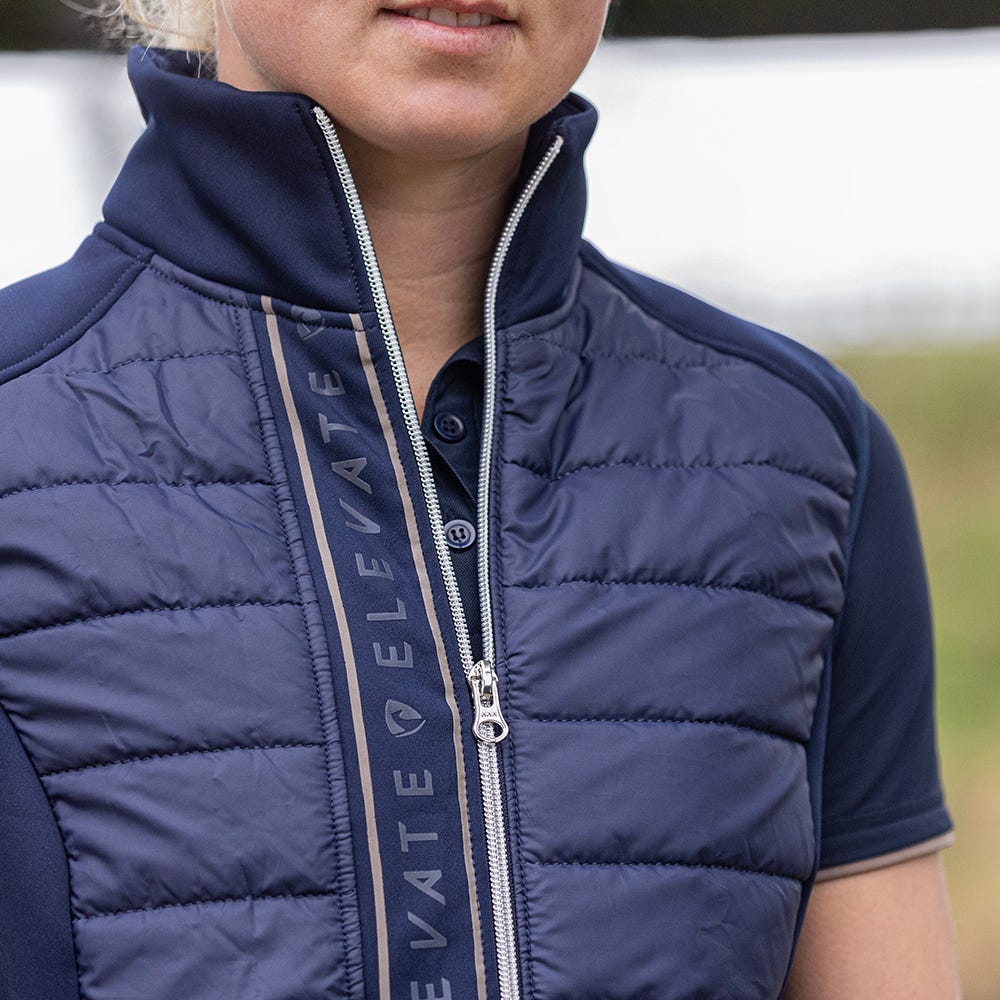 Hy Equestrian Elevate Allure Gilet - Navy