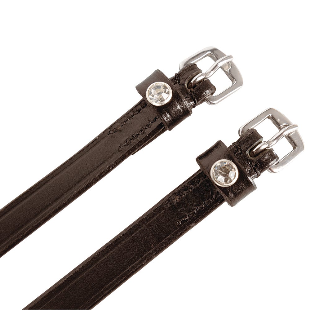 Hy Equestrian Children's Diamante Stud Spur Straps