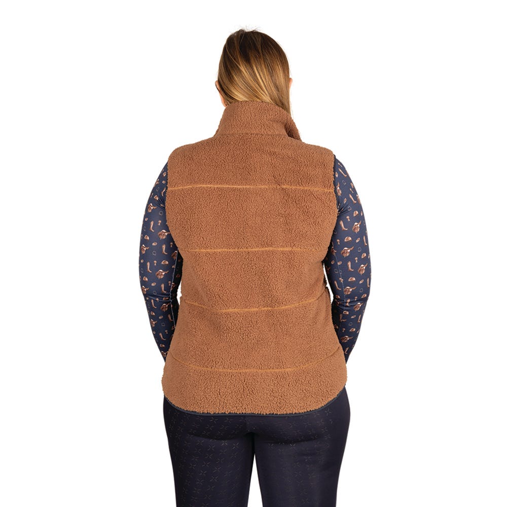 Hy Equestrian Elevate Style Teddy Fleece Gilet