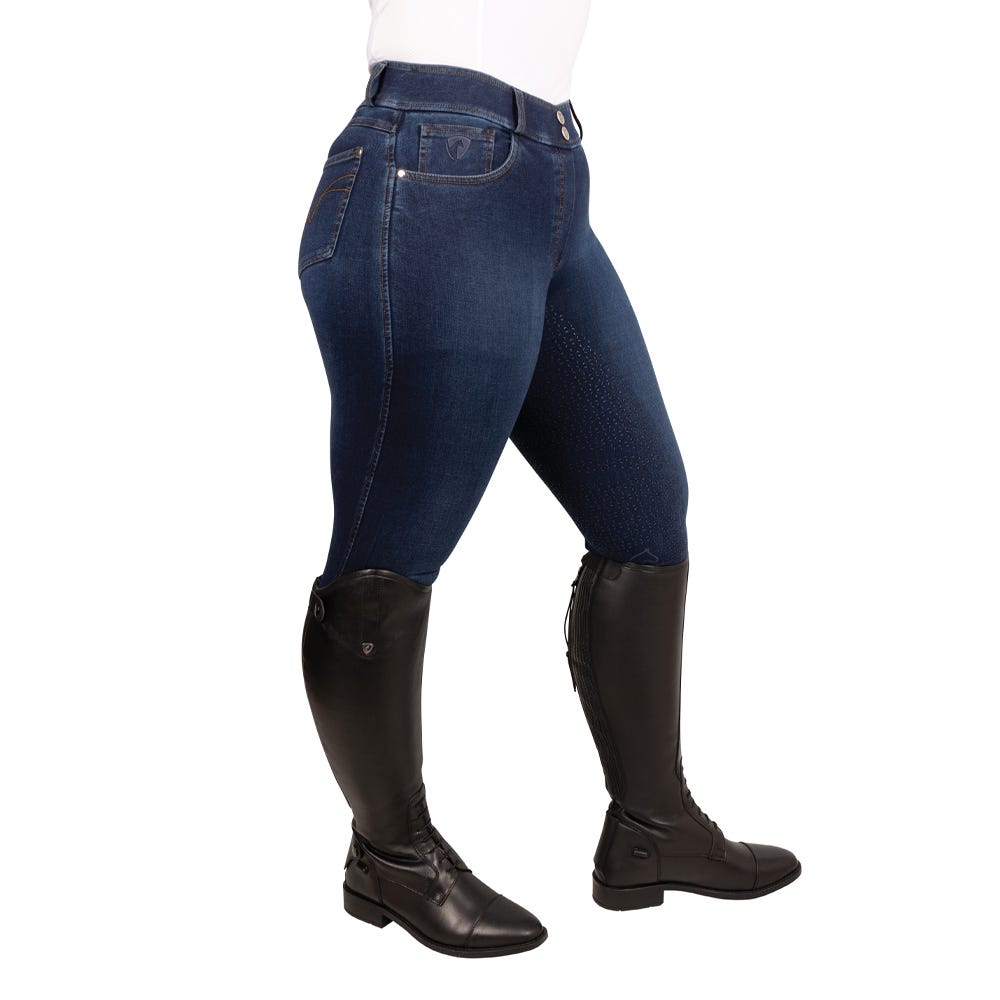 Hy Equestrian Elevate Style Denim Breeches