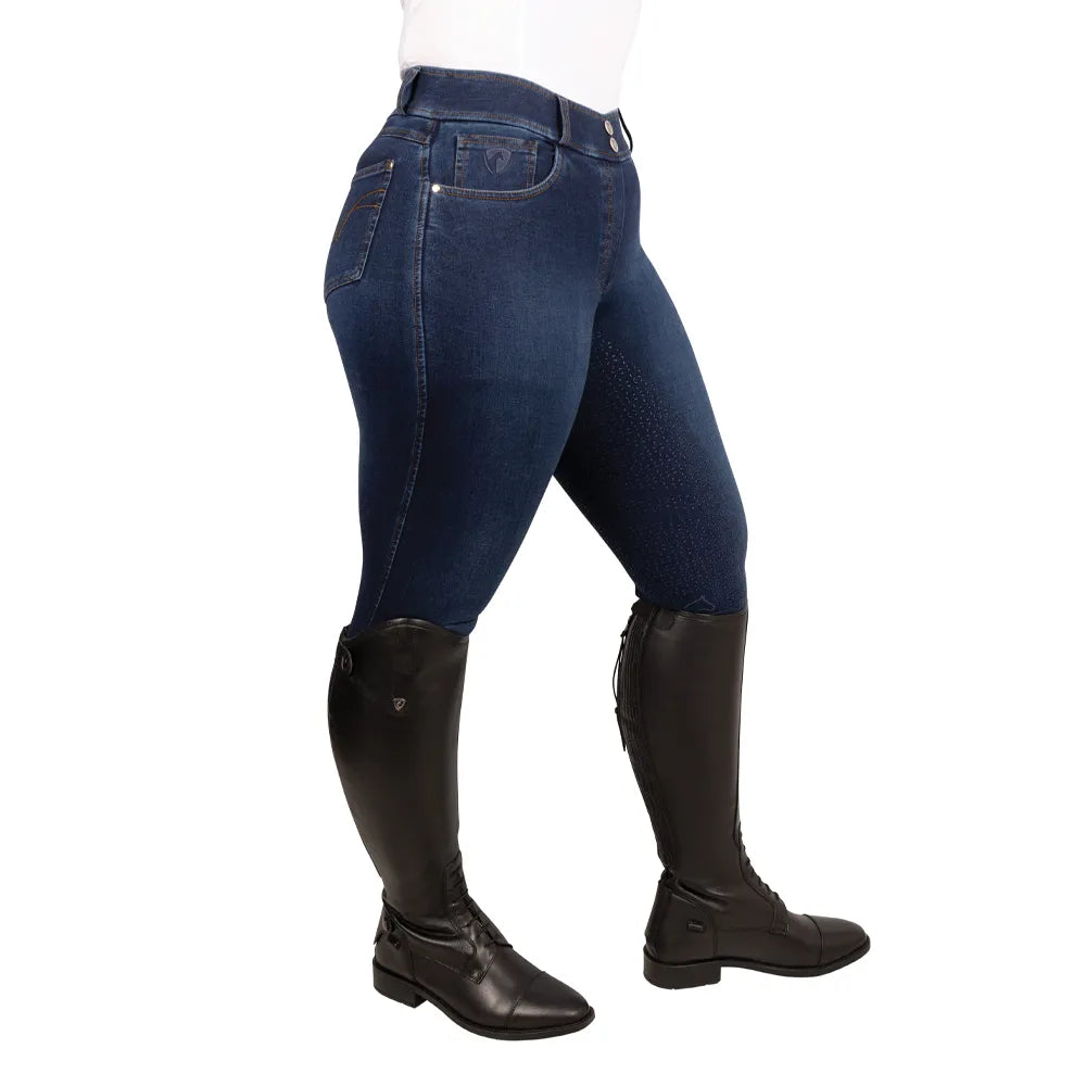 Hy Equestrian Elevate Style Denim Breeches