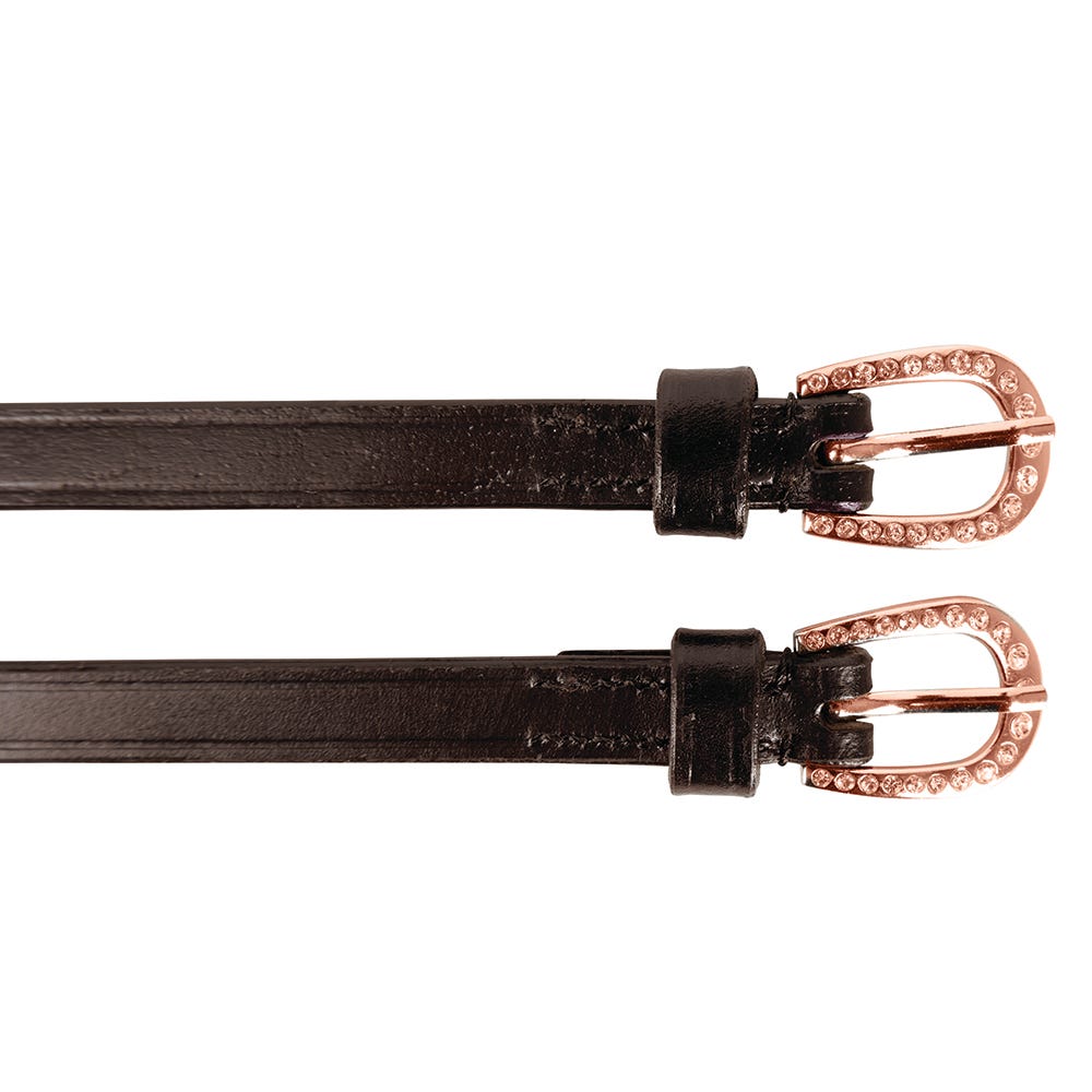 Hy Equestrian Children's Diamante Spur Straps