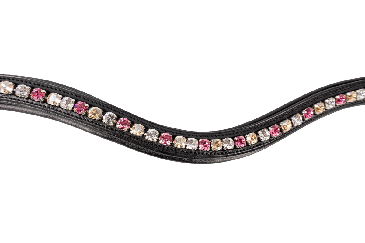 ProPresicce Signature Curved Diamante Browband by Hy Equestrian
