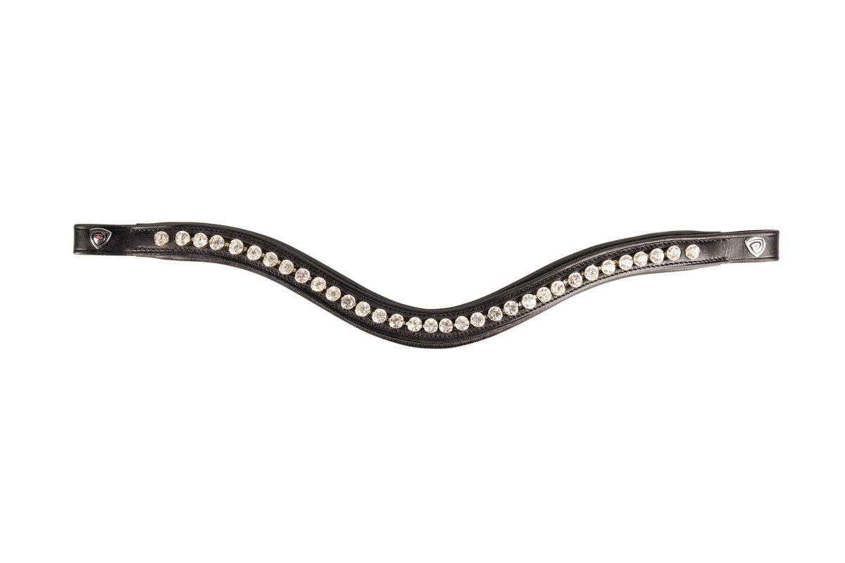 ProPresicce Signature Curved Diamante Browband by Hy Equestrian