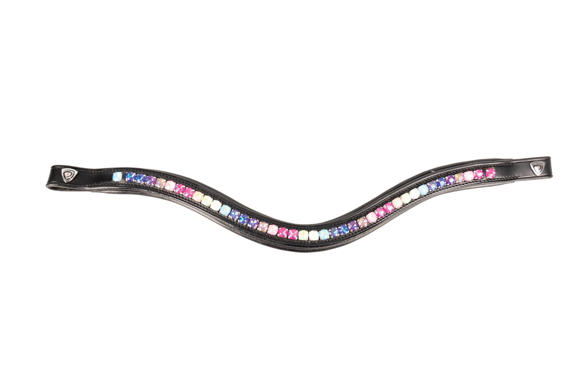 ProPresicce Signature Curved Diamante Browband by Hy Equestrian