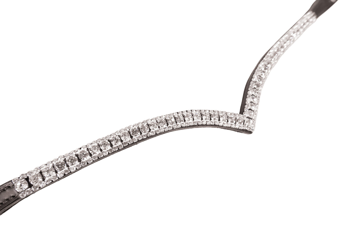 ProPresicce Signature V Diamante Browband by Hy Equestrian