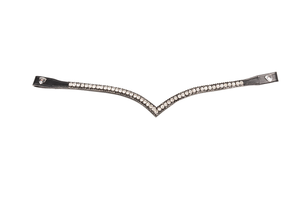 ProPresicce Signature V Diamante Browband by Hy Equestrian