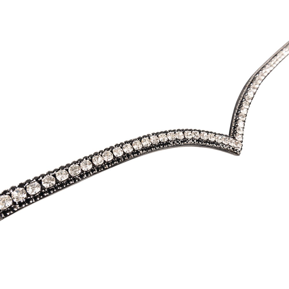 ProPresicce Signature V Diamante Browband by Hy Equestrian