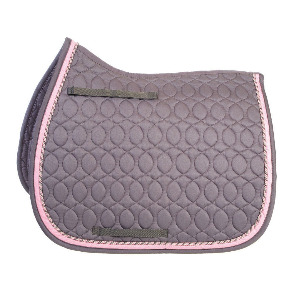 Hy Equestrian Deluxe Saddle Pad With Cord Binding
