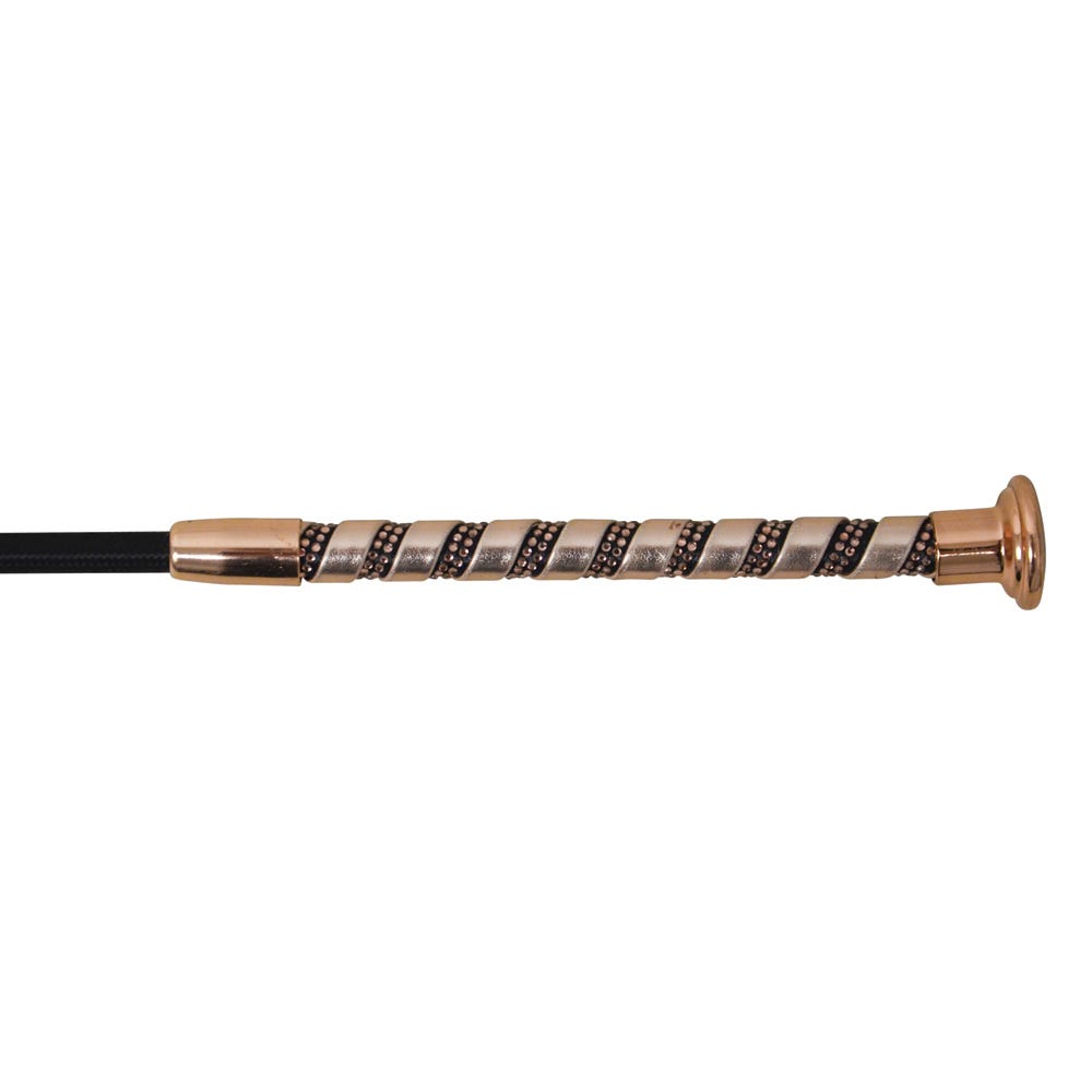 Hy Equestrian Allure Dressage Whip - Rose Gold