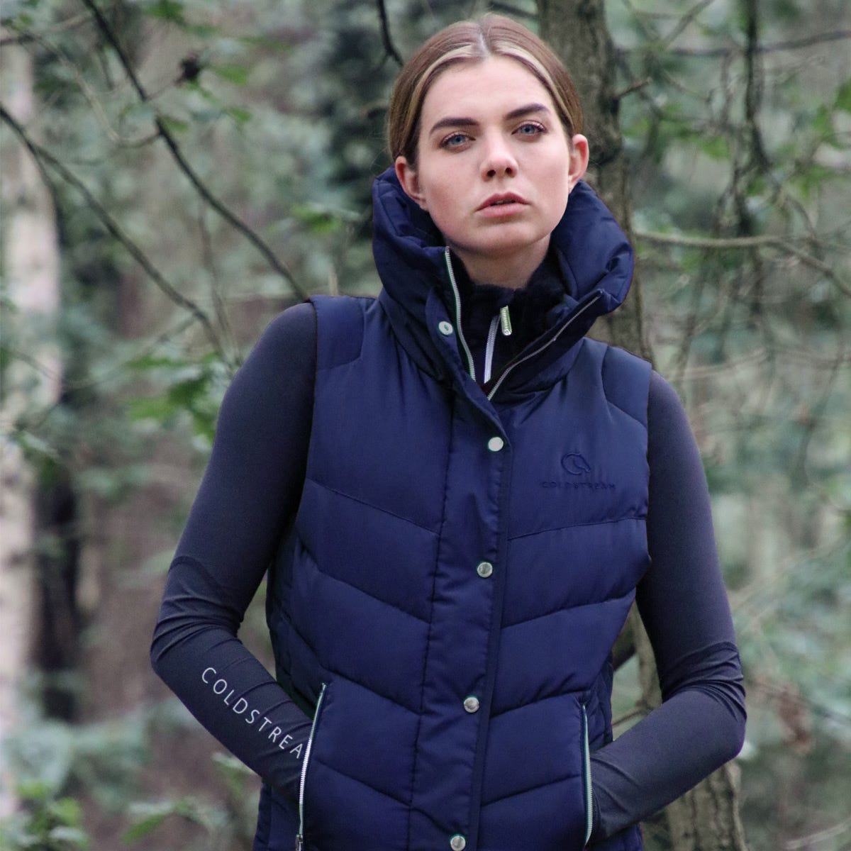 Coldstream Kimmerston Quilted Gilet - Navy