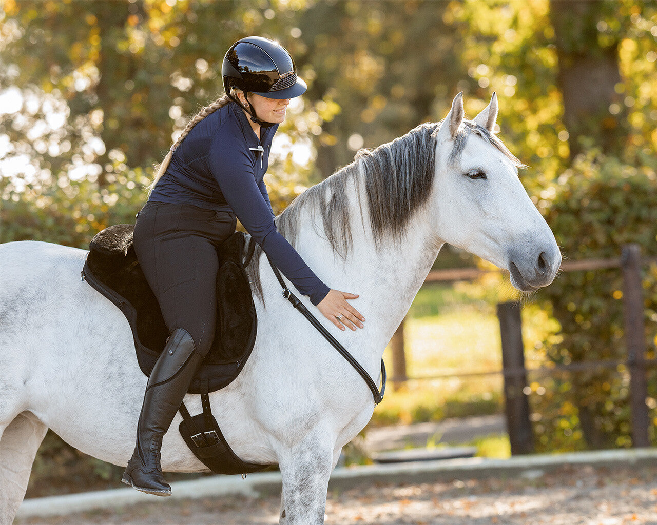 Bareback pad super soft Black