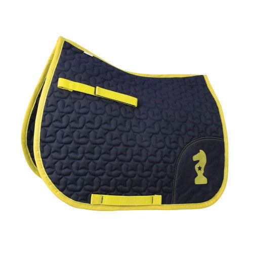 Lancelot Saddle Pad by Little Knight - Navy