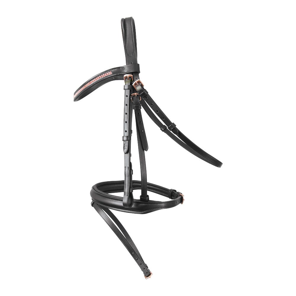 Hy Equestrian Rosciano Rose Gold Bridle