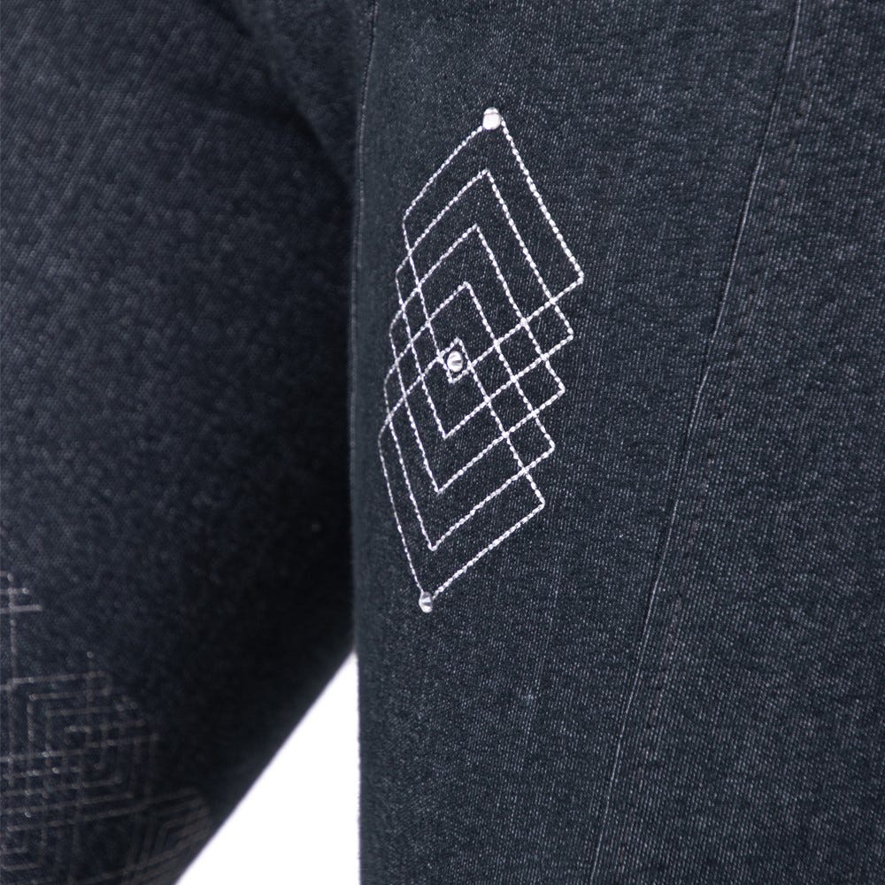 Hy Equestrian Children's Jesmond Jewel Denim Look Tights