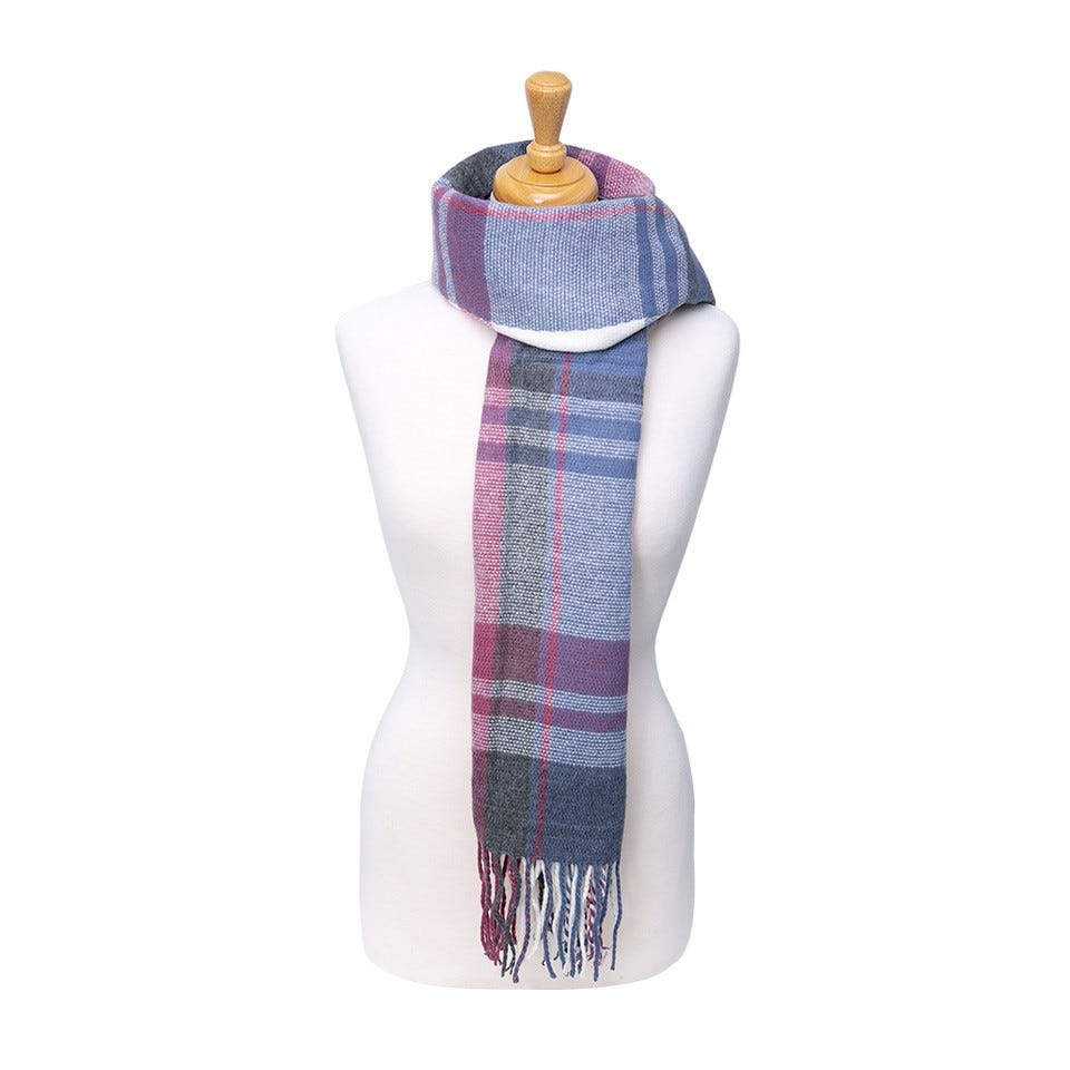 Hy Equestrian Ladies Supersoft Tartan Scarf