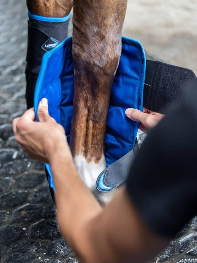 LeMieux Freeze Flow Ice Boot Front - Black