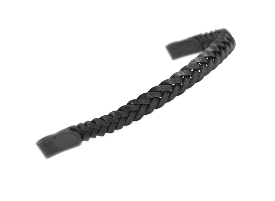 Aviemore Plaited Leather Browband - Nags Essentials