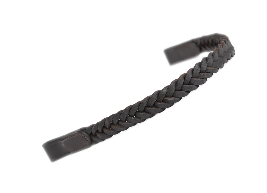 Aviemore Plaited Leather Browband - Nags Essentials