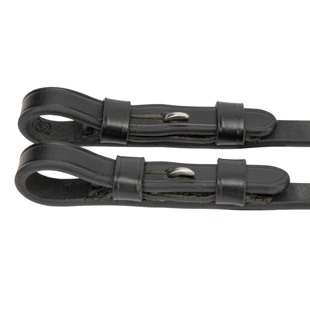 Velociti Lusso Curb Reins -Black