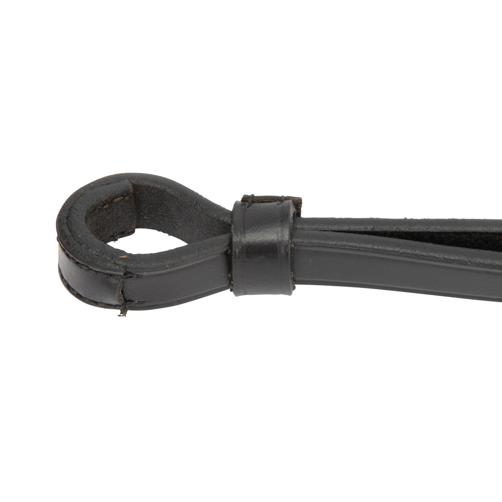Velociti Lusso Curb Reins -Black