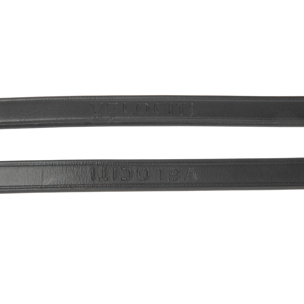 Velociti Lusso Curb Reins -Black