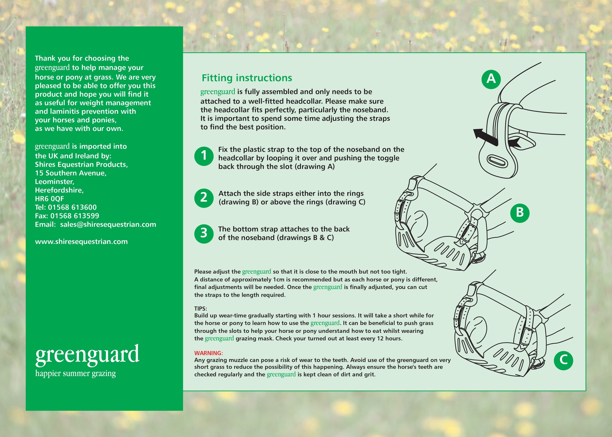 Greenguard Grazing Muzzle