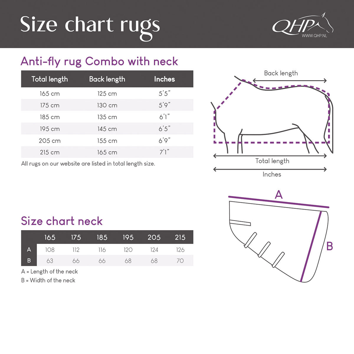 Fly rug Combo with neck