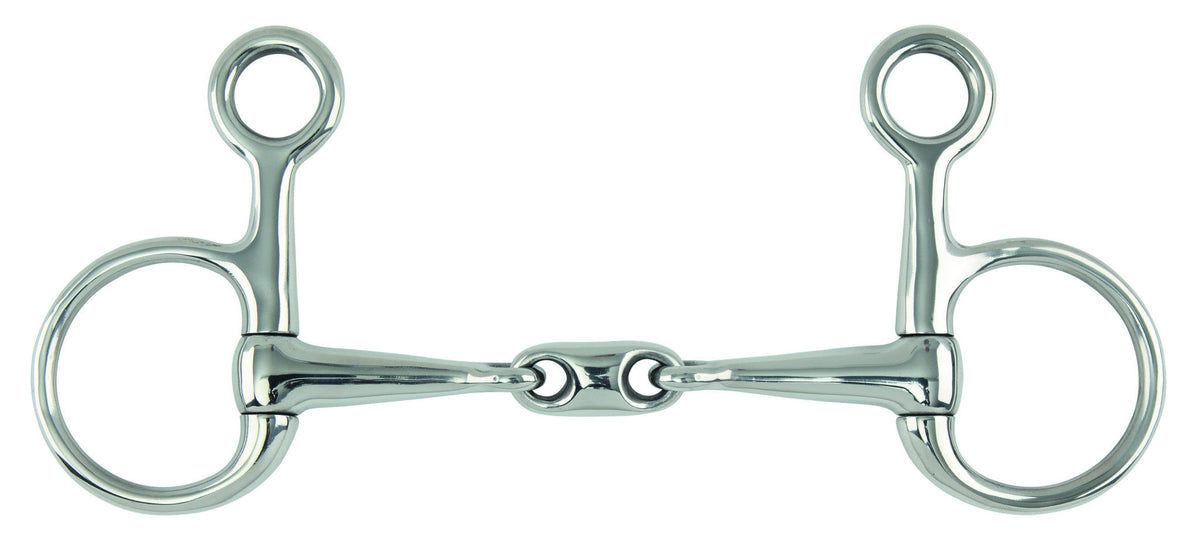 Hanging Cheek Snaffle Bit with Lozenge - Nags Essentials