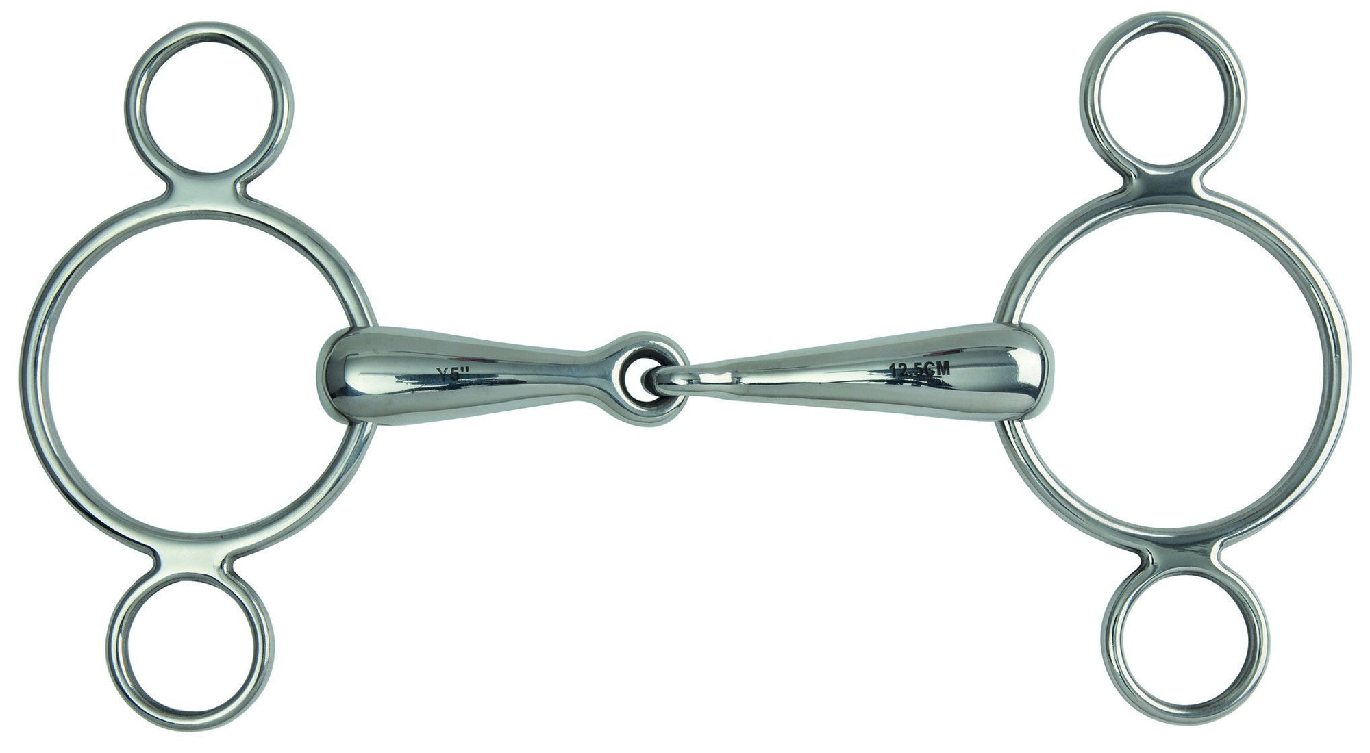 Hollow Mouth Two Ring Gag Bit - Nags Essentials