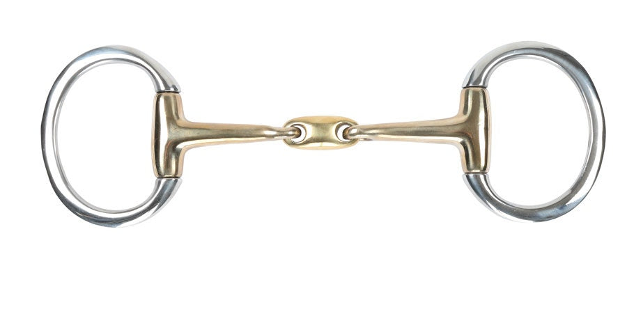 Brass Alloy Flat Ring Eggbutt with Lozenge - Nags Essentials