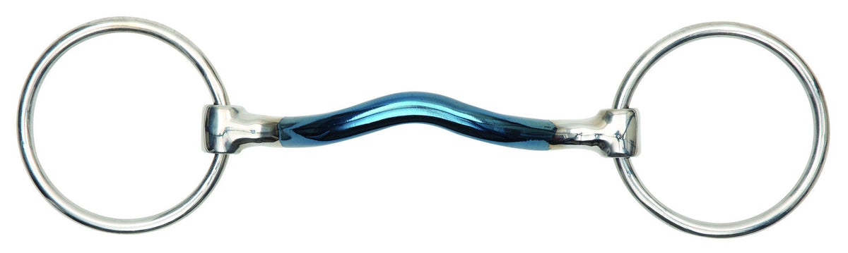 Blue Sweet Iron Loose Ring Bit with Mullen Mouth - Nags Essentials