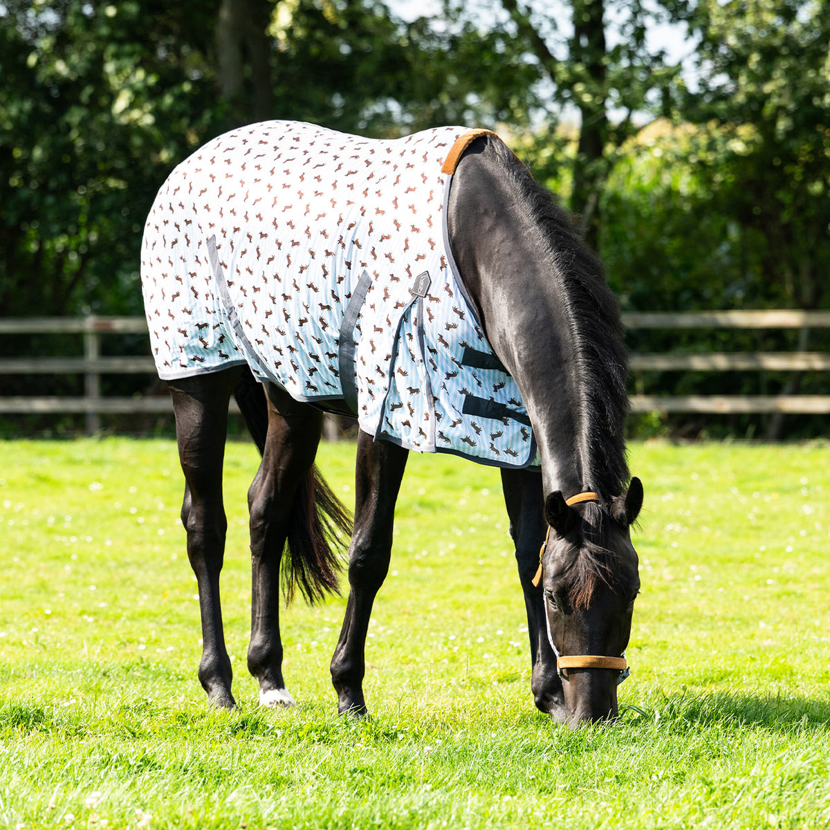 Stable Buddy Dachshund Print Fly Rug
